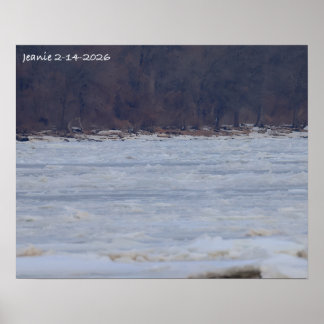 Affiche Ice on the Delaware River 2026