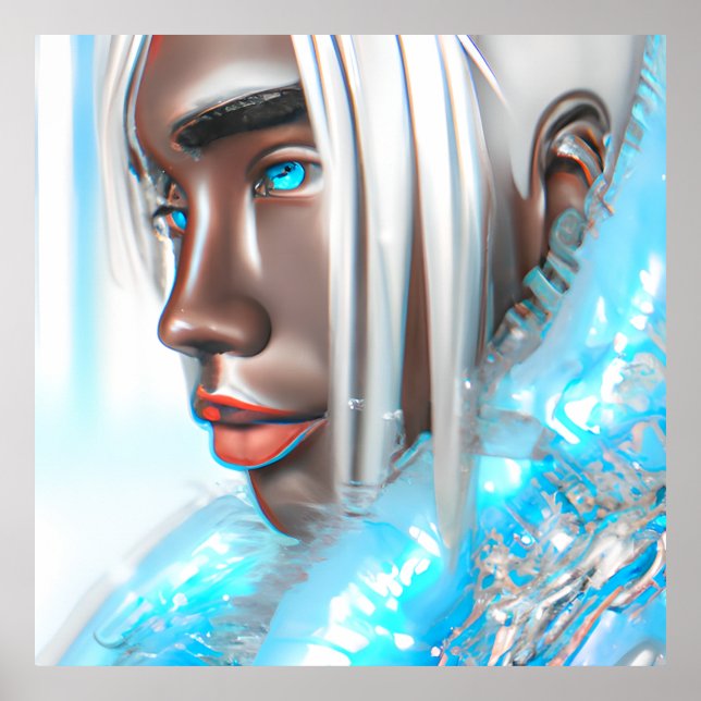 Affiche Ice Prince Melanin Black Boy Magic Bruh Winter Bro (Devant)