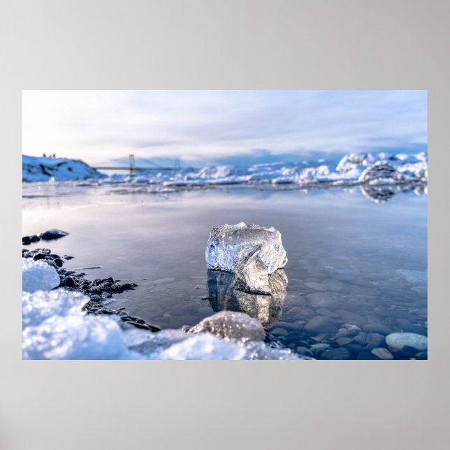 Affiche Iceberg dérive vers la mer (Devant)