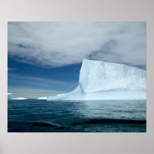 Affiche Icebergs au large de la pointe sud de la Géorgie d