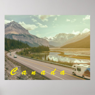 Affiche Icefield Parkway, Canada
