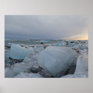 Affiche Iceland Diamond Beach