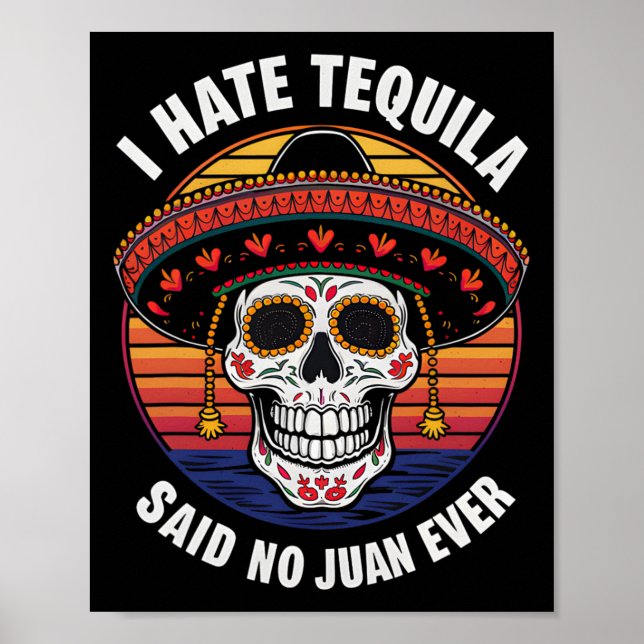 Affiche Ich The Tequila Mexican Cinco De Mayo (Devant)