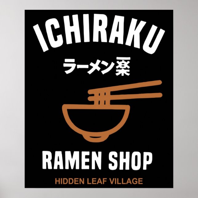 Affiche Ichiraku Ramen (Devant)