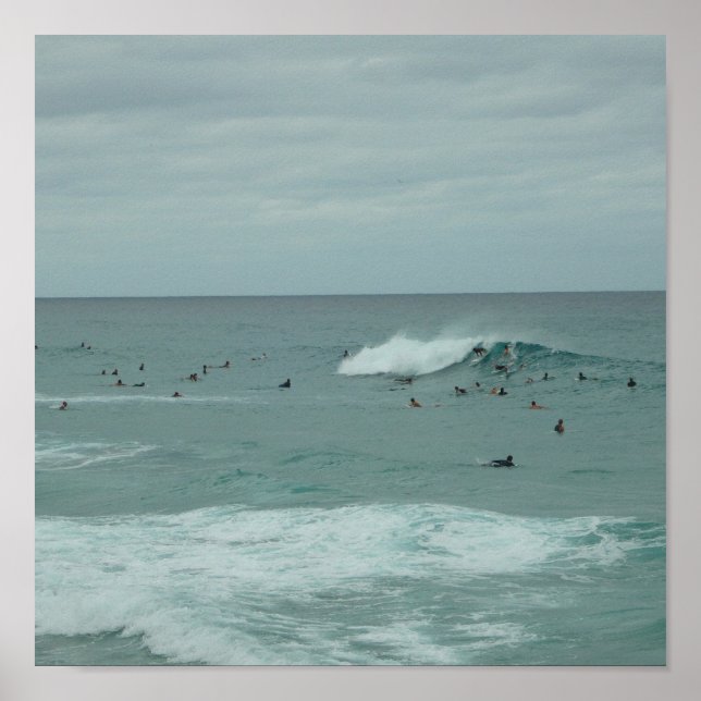 Affiche ICI IL VIENT L'affiche de surf (Devant)