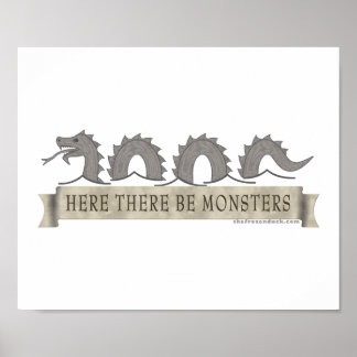 Affiche Ici Il Y A Des Monstres