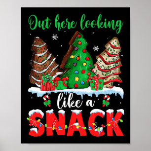 Affiche Ici, On Ressemble À Un Snack Gâteau De Noël