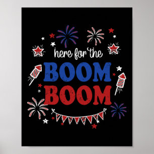 Affiche Ici Pour Boom Boom 4 juillet Fireworks Indep
