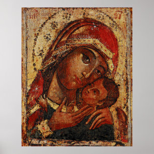 Affiche Icon of the Mother of Dieu of Korsun