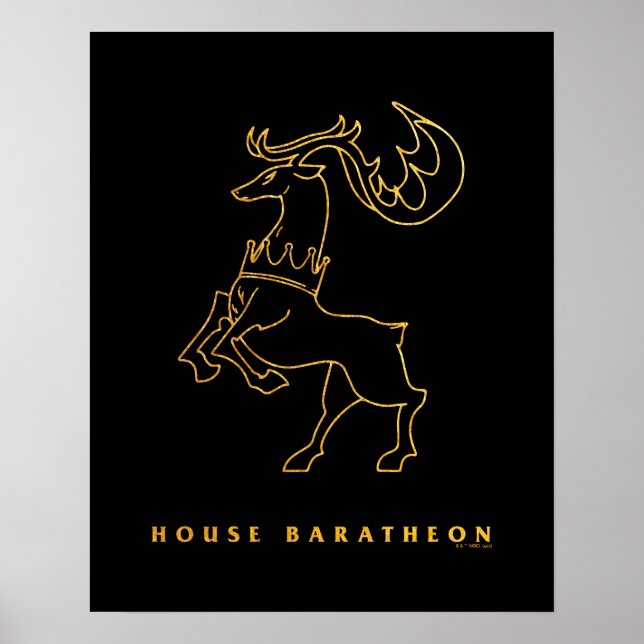 Affiche Icône Baratheon de la maison (Devant)