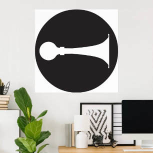 Affiche Icône Corne