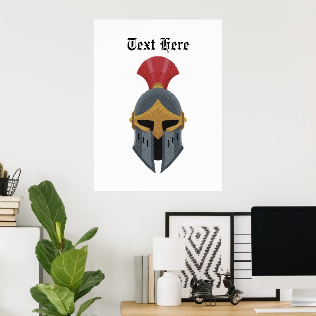 Affiche Icône de guerrier (Bureau à domicile)
