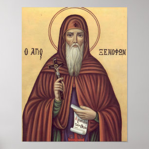 Affiche Icône de St. Xénophon de Constantinople