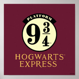 Affiche Icône EXPRESS de la plateforme 9 3/4 HOGWARTS™