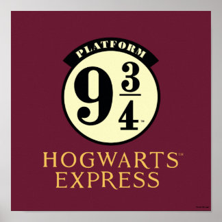 Affiche Icône EXPRESS de la plateforme 9 3/4 HOGWARTS™