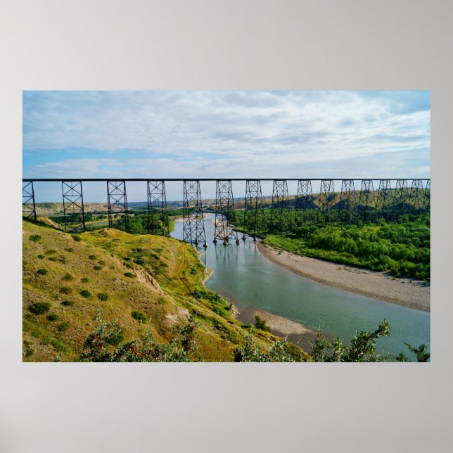 Affiche Icône ferroviaire de l'Alberta (Devant)