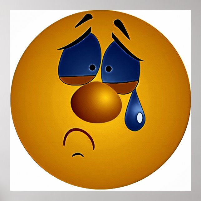 Affiche icône - Je pleure - (Devant)