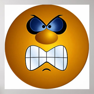 Affiche icône - Je suis très énervé -