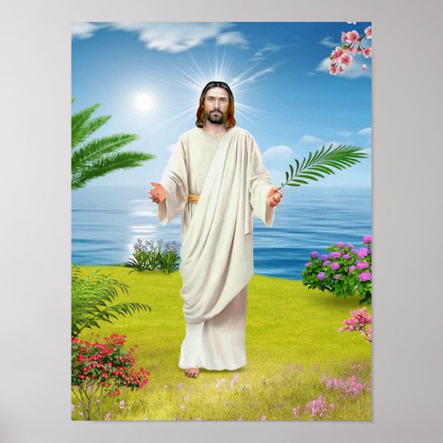 Affiche Icône Jésus du Christ (Devant)