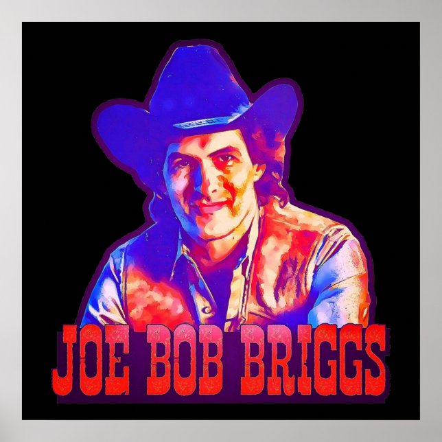 Affiche icône Joe Bob Briggs Horreur (Devant)