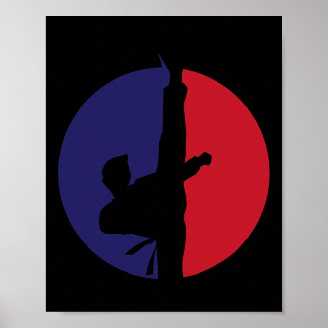 Affiche Icône Karate (Devant)