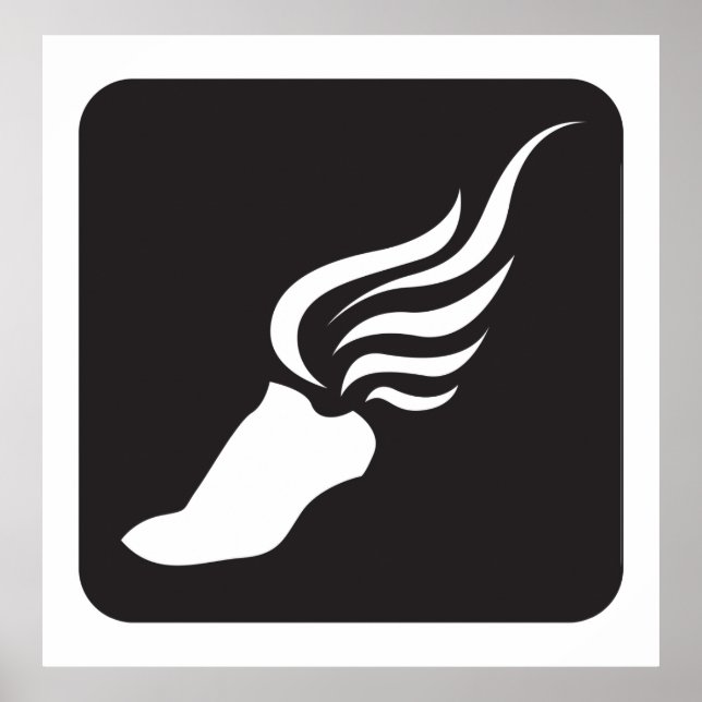 Affiche Icône Suivi et champ (Devant)