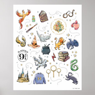 Affiche Icônes HARRY POTTER™