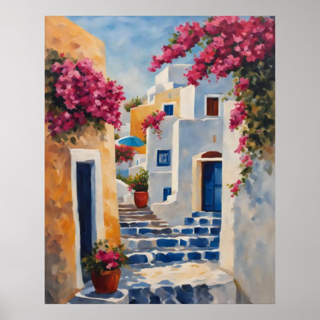 Affiche Iconic Views of Oia (Devant)