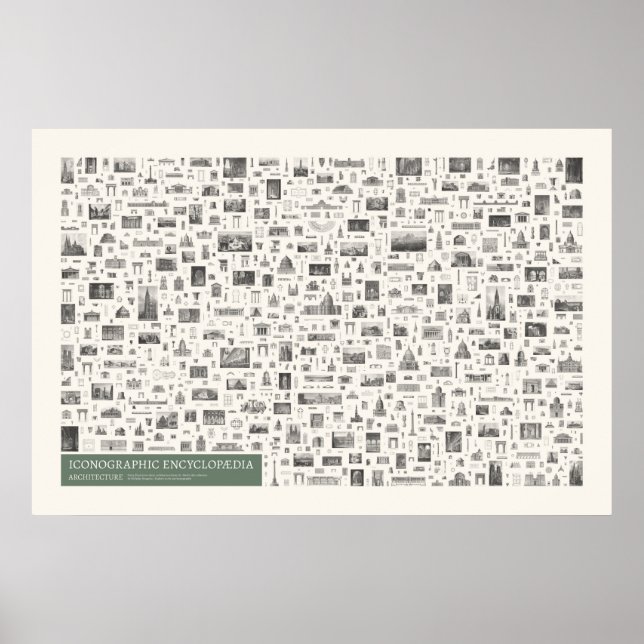 Affiche Iconographie - Figures d'architecture (Devant)