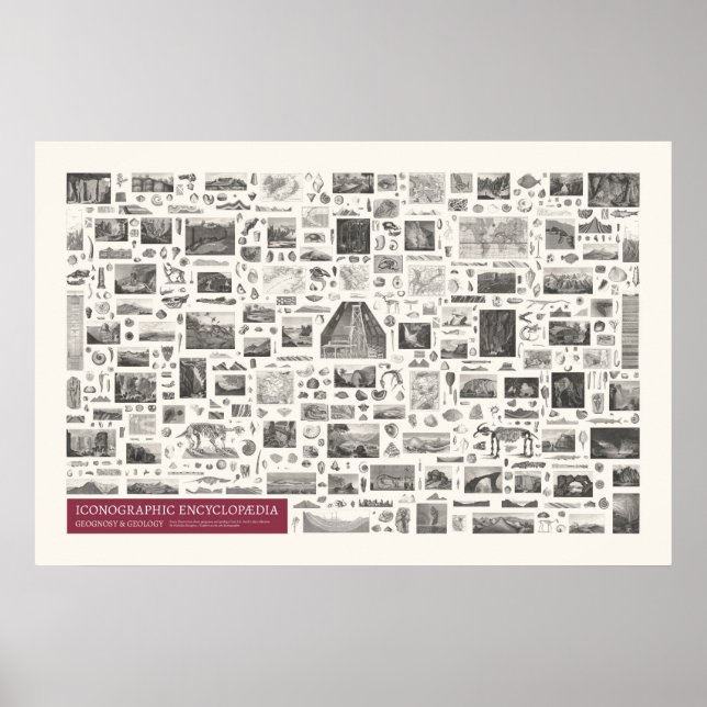 Affiche Iconographie - Géognosie & Géologie (Devant)