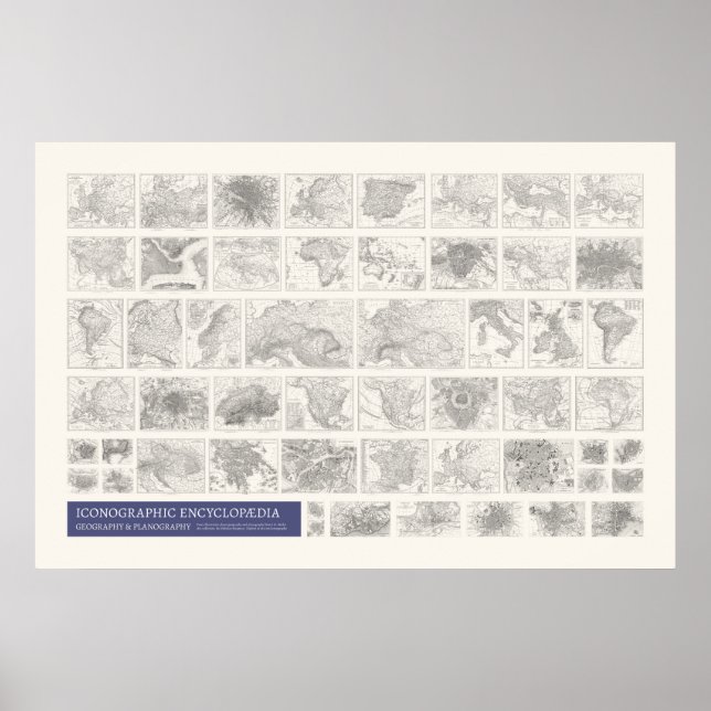Affiche Iconographie - Géographie & Planographie (Devant)