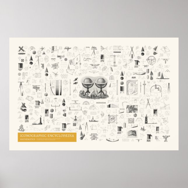 Affiche Iconographie - Mathématiques (Devant)