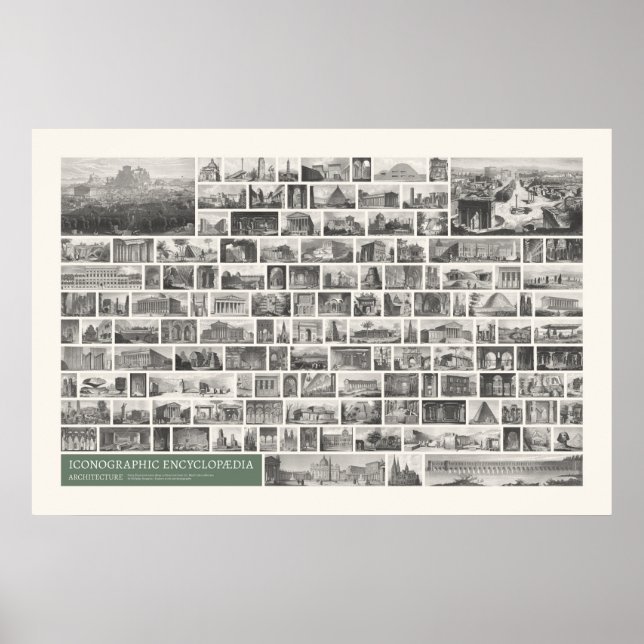 Affiche Iconographie - Scènes d'architecture (Devant)