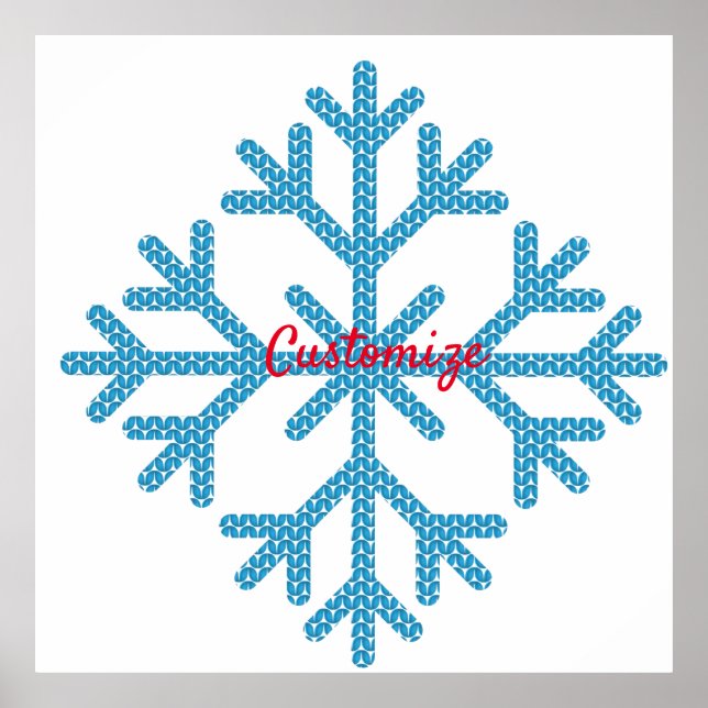 Affiche Icy Blue Snowflake Thunder_Cove (Devant)