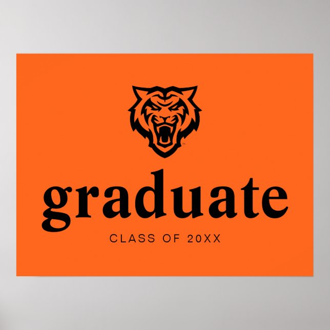 Affiche Idaho State University Bengals Spirit Design (Devant)