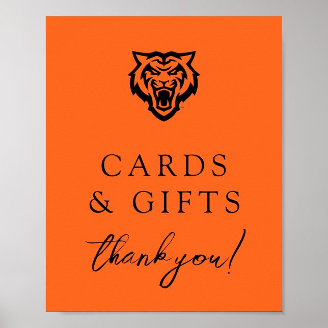 Affiche Idaho State University Bengals Spirit Design (Devant)