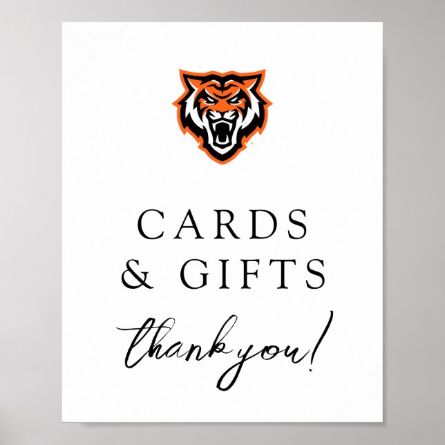 Affiche Idaho State University Bengals Spirit Design (Devant)