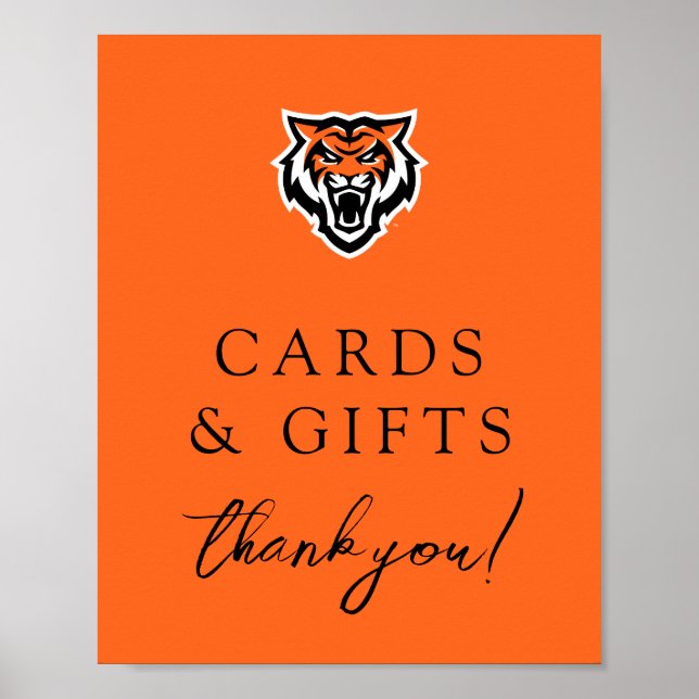 Affiche Idaho State University Bengals Spirit Design (Devant)