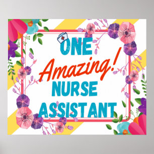 Affiche Idée de cadeau d'appréciation d'assistant infirmie