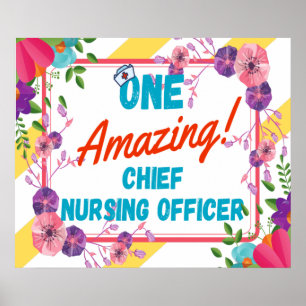 Affiche Idée de cadeau d'appréciation de l'infirmière en c