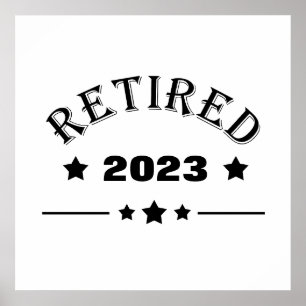 Affiche Idée de cadeau de retraite personnalisé