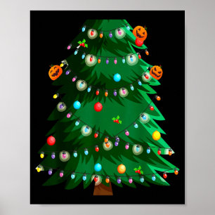 Affiche Idée de costume d'arbre de Noël pour adultes & Chr