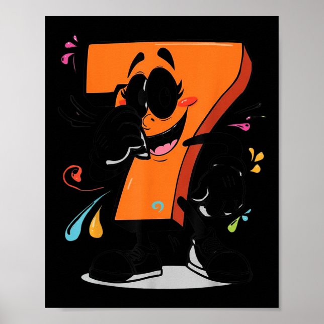Affiche Idée de tenue Halloween Sick Seven 67 Meme Brainro (Devant)
