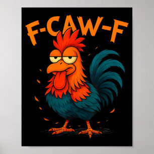 Affiche Idée drôle pour le travail F Caw F Bureau drôle C