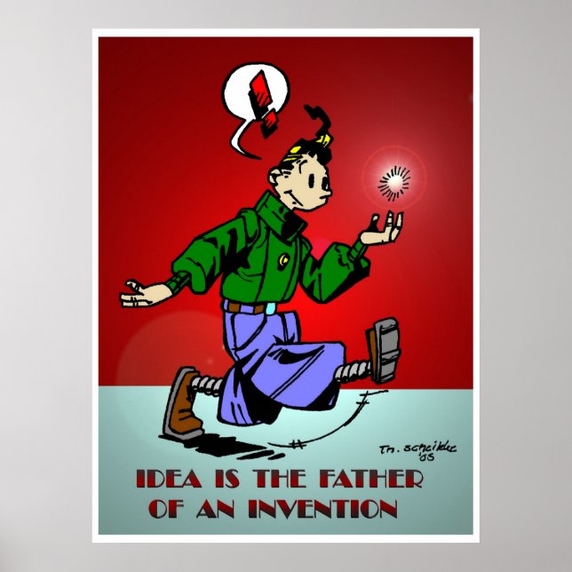 Affiche Idée Est Le Père D'Une Invention (Devant)