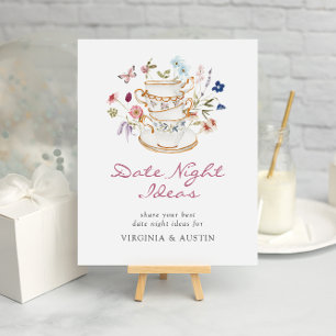 Affiche Idées d'affiche pour un thé de mariage