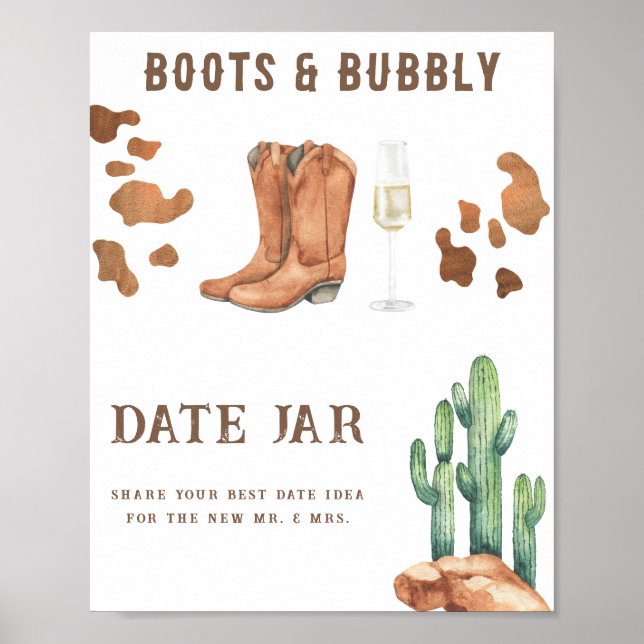 Affiche Idées de chaussures de cowboy pour une soirée de f (Devant)