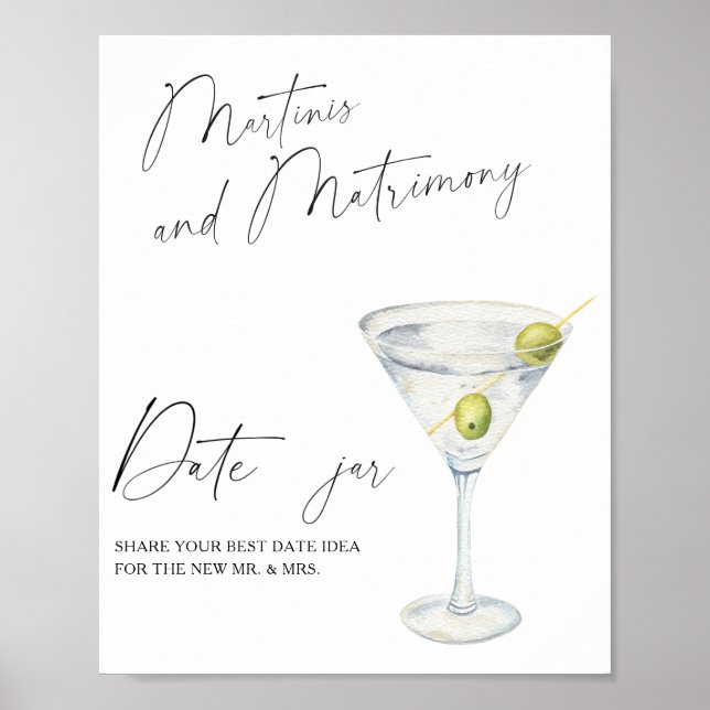 Affiche Idées de Dry Martini pour enterrement de vie de je (Devant)