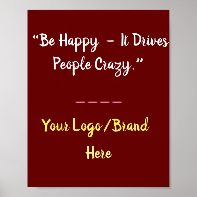 Affiche Idées de mise en page d'affiche (Devant)