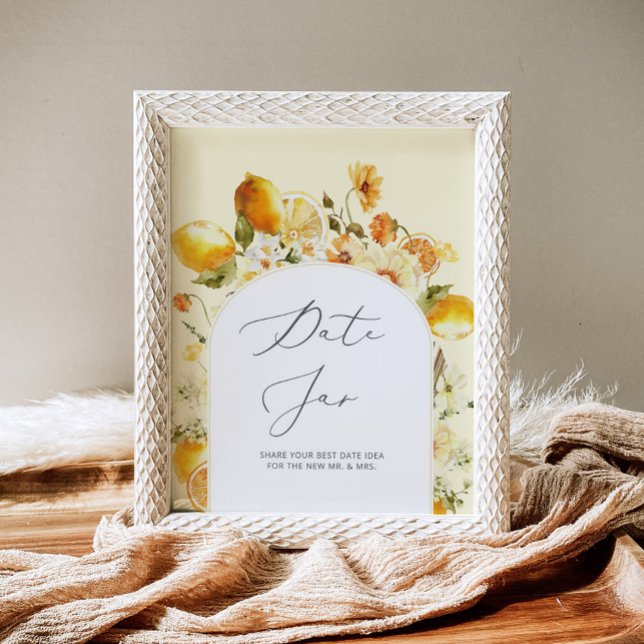 Affiche Idées de nuit au citron. Jeu de la mariée du pot d (Créateur téléchargé)